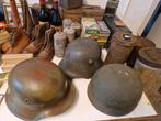 Helmen Britse para helm Duitse M16  en Duitse M42, Enlèvement ou Envoi