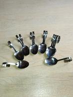 hapjes lepels, Ophalen of Verzenden, Gebruikt, Inox of Chroom, Vaatwasserbestendig
