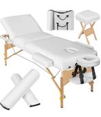 Massagetafel incl. draagtas, stoeltje en twee rolkussens, Comme neuf, Table de massage, Enlèvement