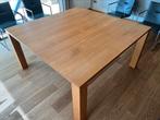 Eiken eettafel Diadesi 150cm x 150 cm, Huis en Inrichting, Ophalen, 150 tot 200 cm, Zo goed als nieuw, Vijf personen of meer