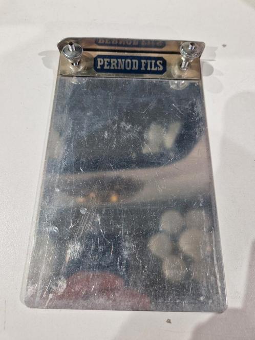 Vintage Pernod Fils klembord, Verzamelen, Wijnen, Gebruikt, Overige typen, Frankrijk, Ophalen of Verzenden