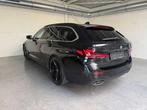 BMW 5 Serie 518 518d Touring Aut. - LEDER - velgen 20" - tre, 4 cilinders, Zwart, Leder, Bedrijf