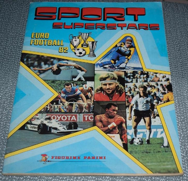 Panini Sport Superstars Euro Football 82, Verzamelen, Sportartikelen en Voetbal, Gebruikt, Poster, Plaatje of Sticker, Verzenden