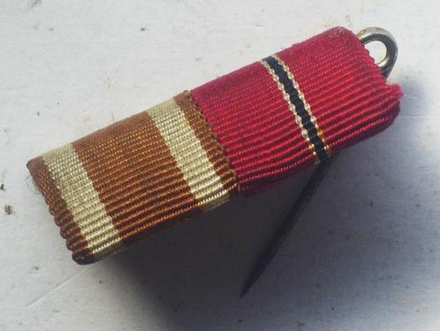 Feldspange WW2 rappel double d'uniforme allemand #1, Verzamelen, Militaria | Tweede Wereldoorlog, Landmacht, Lintje, Medaille of Wings
