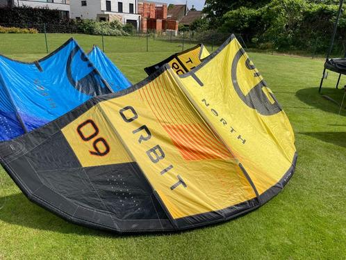 complete kitesurfset te koop, Sports nautiques & Bateaux, Kitesurf, Neuf, Ensemble de kite, 9 m², Double astuce, Enlèvement