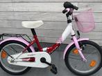 Meisjesfiets 16 inch, Fietsen en Brommers, Fietsen | Meisjes, Ophalen, Gebruikt, Handrem, 16 inch