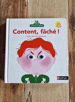 Livre "Content, fâché", Boeken, Kinderboeken | Baby's en Peuters, Ophalen of Verzenden, Zo goed als nieuw, 3 tot 4 jaar