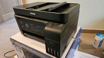 Printer Epson ET-4700 met extra inktpatronen (4), Enlèvement, Utilisé, Imprimante