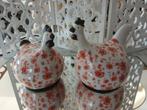 2 decoratieve keramische kippen vintage Pasen, Enlèvement ou Envoi