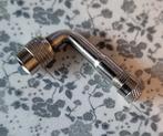 Adaptateur/extension coudé 90 pour pression pneu moto/vélo, Ophalen of Verzenden, Zo goed als nieuw