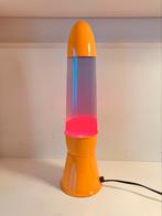 VINTAGE 70’s ORANJE “LAVA LAMP” (Zie Beschrijving), Gebruikt, 70's Vintage Space Age, Ophalen of Verzenden, Glas
