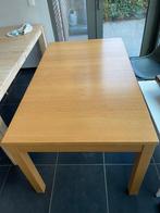 Houten uittrekbare tafel 140 tot max 220 cm lang, 100 à 150 cm, Rectangulaire, Autres matériaux, 50 à 100 cm