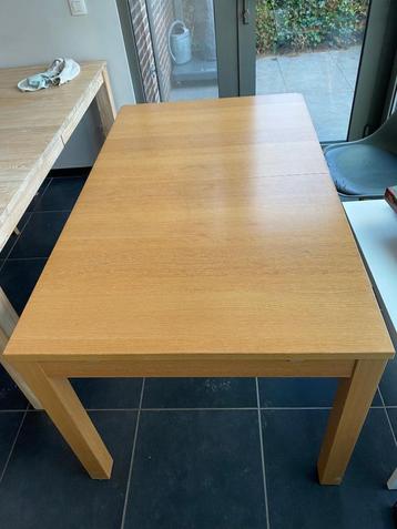 Houten uittrekbare tafel 140 tot max 220 cm lang
