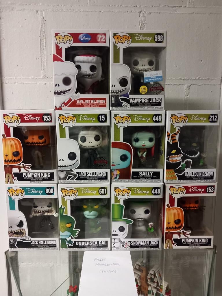 Funko pop the nightmare before christmas, Ophalen