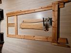 1 persoonsbed ikea ( laag ), Huis en Inrichting, Slaapkamer | Bedden, Ophalen, Gebruikt, Eenpersoons, Bruin