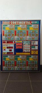 Glas retro BINGO kast GOLDEN CONTINENTAL  Laser, Ophalen of Verzenden, Zo goed als nieuw