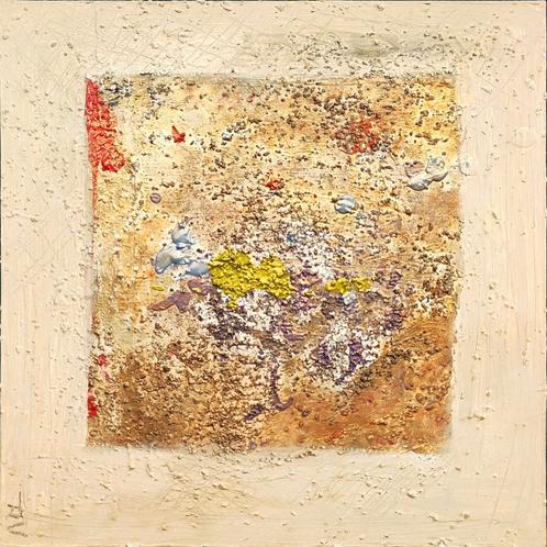 3 luik schilderijtjes kunst werk v Franka Linda Visser 2006, Antiek en Kunst, Kunst | Schilderijen | Modern, Ophalen of Verzenden