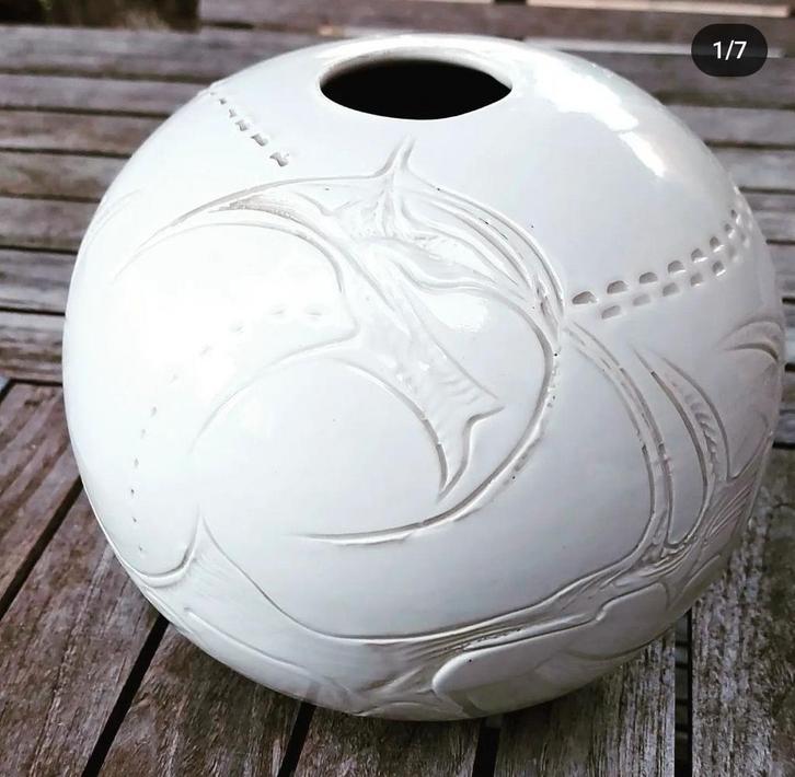 Vaas rookwood ibis cunardo Italy, Antiek en Kunst, Antiek | Keramiek en Aardewerk, Ophalen of Verzenden