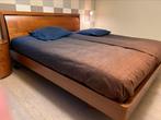 Bed Italiaans design, Ophalen, Bruin, Tweepersoons, Zo goed als nieuw