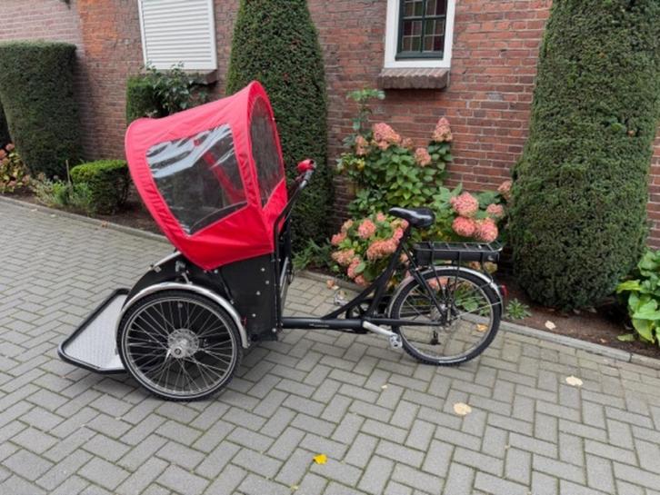 Christiania Bikes Model T Elektrische Riksja Bakfiets, Fietsen en Brommers, Fietsen | Bakfietsen, Zo goed als nieuw, Overige merken