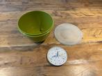 Tupperware retro slakom, Huis en Inrichting, Keuken | Tupperware, Ophalen of Verzenden, Groen