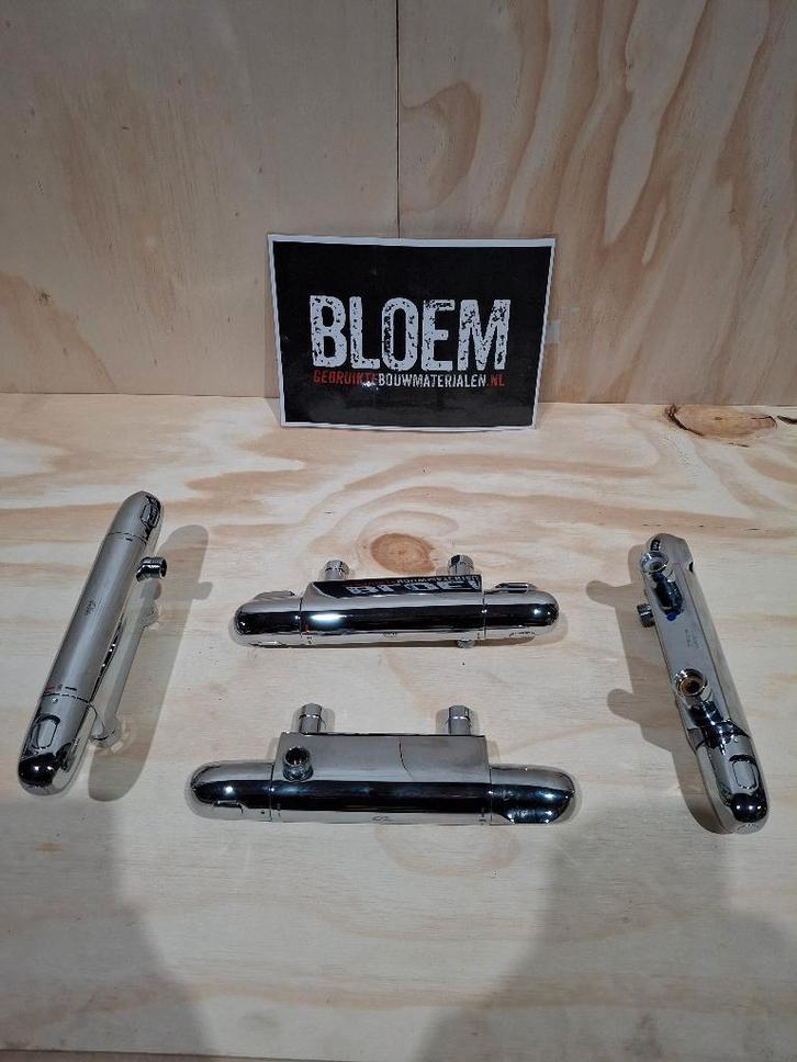 Mengkranen Grohe/Saniselect, Doe-het-zelf en Bouw, Sanitair, Zo goed als nieuw, Douche, Chroom, Ophalen