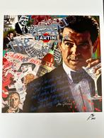 James Bond 007 Pierce Brosnan Kunstwerk "Vesper" Poster, Antiquités & Art, Enlèvement ou Envoi