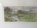 Prachtige aquarel Peter Partington gesigneerd door de kunste, Ophalen