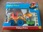 Fisher price vintage brandweer clown, Kinderen en Baby's, Speelgoed | Fisher-Price, Ophalen of Verzenden, Gebruikt