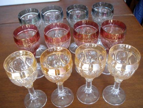 12 + 6 verres à vin / liqueur en cristal, Nachtmann Napoleon, Collections, Verres & Petits Verres, Neuf, Autres types, Enlèvement