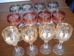 12 + 6 verres à vin / liqueur en cristal, Nachtmann Napoleon, Nieuw, Overige typen, Ophalen