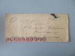 1906 grote envelop 10 zegels 10 c. Leopold 2 Comm. Wielemans, Postzegels en Munten, Brieven en Enveloppen | België, Verzenden