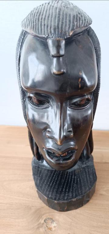 Zeer mooi Ebben houten beeld. In perfecte staat beschikbaar voor biedingen