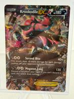 Pokémonkaart XY25 Krookodile EX, Enlèvement ou Envoi, Utilisé, Cartes en vrac