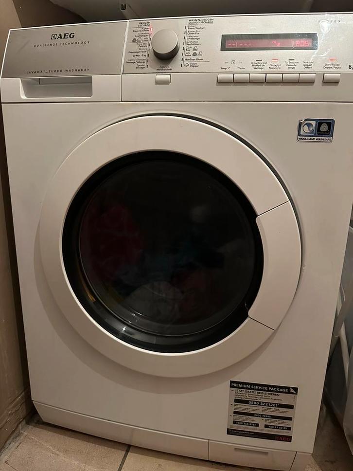 AEG DualSense Wasmachine & Droogkast, Elektronische apparatuur, Wasmachines, Zo goed als nieuw, Ophalen