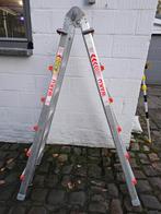 Waku 4 x 6 Telescoopladder nieuwstaat, Doe-het-zelf en Bouw, Ladders en Trappen, Ophalen, Ladder