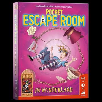 ***ESCAPE ROOM pocket IN WONDERLAND***, Trois ou quatre joueurs, Enlèvement ou Envoi, Comme neuf, 999 Games