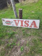 oud origineel reclamebord sigaretten visa, Ophalen, Gebruikt, Reclamebord