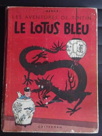 Tintin Le Lotus Bleu - EO B1 1946