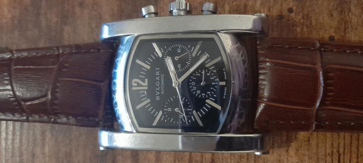 Prachtig Bulgari chrono automatisch herenhorloge, Handtassen en Accessoires, Sporthorloges, Gebruikt, Ophalen of Verzenden