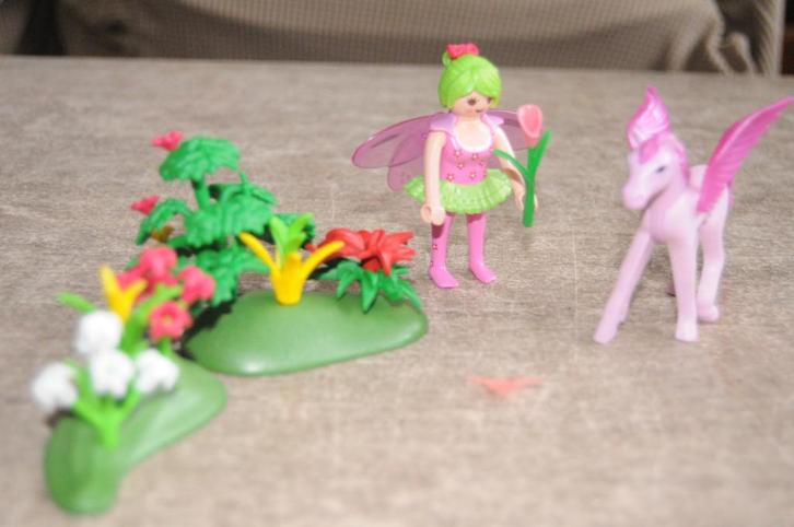 playmobil lentefee met pegasus veulen 5351, Kinderen en Baby's, Speelgoed | Playmobil, Zo goed als nieuw, Complete set, Ophalen of Verzenden
