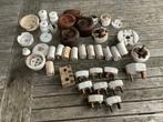 oude  porceleinen zekeringen en schakelaars, Doe-het-zelf en Bouw, Elektriciteit en Kabels, Ophalen of Verzenden