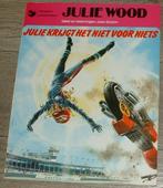 strip Julie Wood nr 4 Julie krijgt het niet voor niets, Eén stripboek, Ophalen of Verzenden, Zo goed als nieuw, Jean Graton,