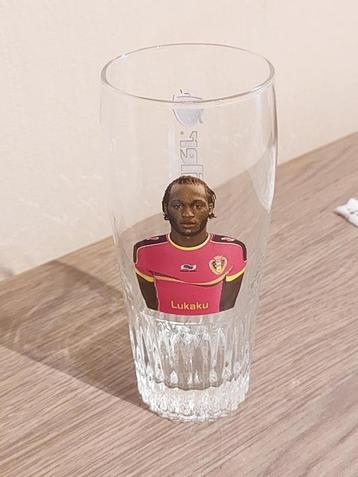 bierglas / Romelu Lukaku / WK Brazilië 2014 beschikbaar voor biedingen