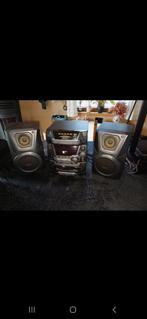 Chaine hi-fi panasonic 6 cd et 2 cassettes, Audio, Tv en Foto, Radio's, Ophalen, Gebruikt