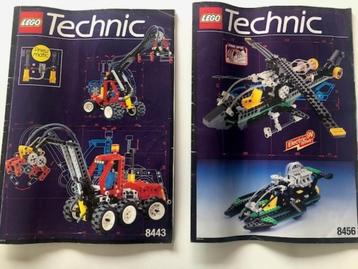 2 sets vintage Lego Technic (8443 & 8456)