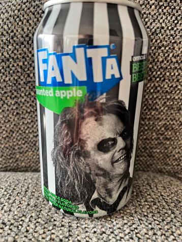 Fanta beetlejuice haunted apple usa limited edition blik👻🎃