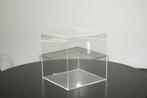 Habitat kubusvormige transparante polycarbonaat dozen, Enlèvement, Comme neuf
