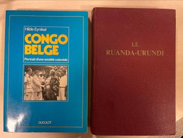 CONGO belge et RUANDA-URUNDI : quatre livres.