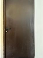 Stalen deur + kader, Doe-het-zelf en Bouw, Ophalen, Gebruikt, 80 tot 100 cm, Buitendeur